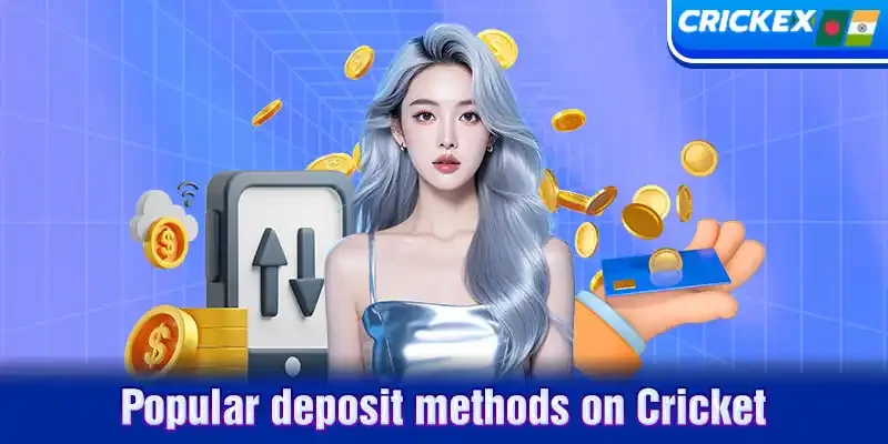 Popular deposit methods on Cricket