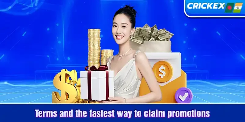 terms and the fastest way to claim promotions