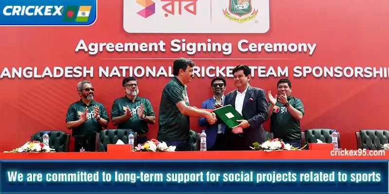 We are committed to long-term support for social projects related to sports