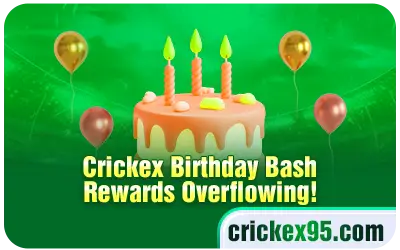 crickex birthday bash rewards overflowing